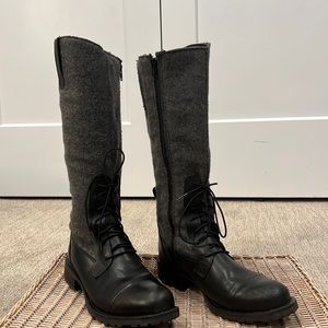 High winter boots
